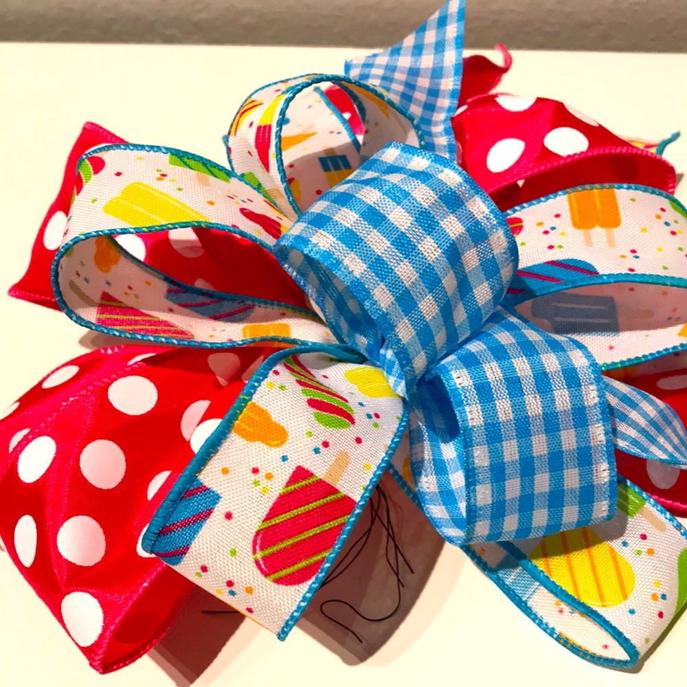 BOGO SALE Summer Popsicle Bow Handmade Wreath DIY Florist DIY Bow NEW Final Sale